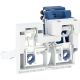 Geberit electronic WC flush control mains operation, for Omega concealed cistern 12 cm, with Type 10 RF-controlled button round 245.547.00.6