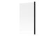 SINGLE STRAIGHT EDGE BATH SCREEN BLACK