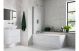 BATH SCREEN 1400 SAIL CHROME