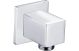 CHROME WALL OUTLET ELBOW - SQUARE