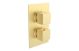 SQUARE SHOWER VALVE THERM HND 1WAY BRASS