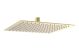 SQUARE 250MM SHOWER HEAD BRUSHED BRASS