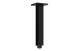 SQUARE CEILING ARM 180MM BLACK