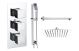  Tucson PK 3 - SHOWER VALVE & KIT CHROME