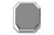 DECO KNOB 34MM CHROME