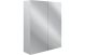 Krakow  600 2 DR MIRROR WALL UNIT-WHITE