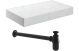 NATURAL 800 WHT SHELF/BOTTLE TRAP BLACK