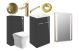 Region 510 FS FURN PK ANTHRACITE & BRASS