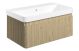   Doha  805 WALL UNIT 1DRW &BASIN TEX OAK