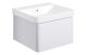Warsaw  500 WALL UNIT 1DRW & BASIN M/WHITE