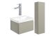Warsaw  600 BASIN & MIDI BOY PACK LATTE/CHROME