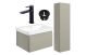 Warsaw  600 BASIN/MIDI B PACK LATTE/BRASS