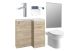 Edmonton 900 R/H OAK PACK INC  Lyon  CHROME