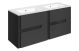 CONTRAST 1210 W/UNIT & 0TH BASIN BLK/WHT