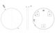 KENJI 500 ROUND MIRROR-BLACK