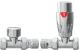 ROUND THERMO. CHROME RAD VALVES-STRAIGHT