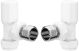 PATTERNED WHITE RAD VALVES-ANGLED