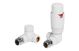 ROUND THERMO. WHITE RAD VALVES-CORNER