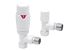 ROUND THERMO. WHITE RAD VALVES-ANGLED