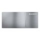 Geberit flush plate for remote flush actuation type 70: brushed, easy-to-clean coated   242.957.FW.1