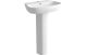 Ho 600x400mm 1TH Basin & Full Pedestal MTSP1090