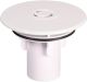 McAlpine ST90WHTOP+TUBE 110mm Domed Flange WH ST90WHTOP+TUBE Bathroomsuites