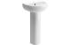 Richmond 450x400mm 1TH Basin & Full Pedestal MTSP1158