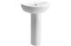 Richmond 550x400mm 1TH Basin & Full Pedestal MTSP1164