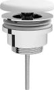Vitra Frame Round Ceramic Sink Strainer (Universal-Fixed)  Matte White 6392L001-0159
